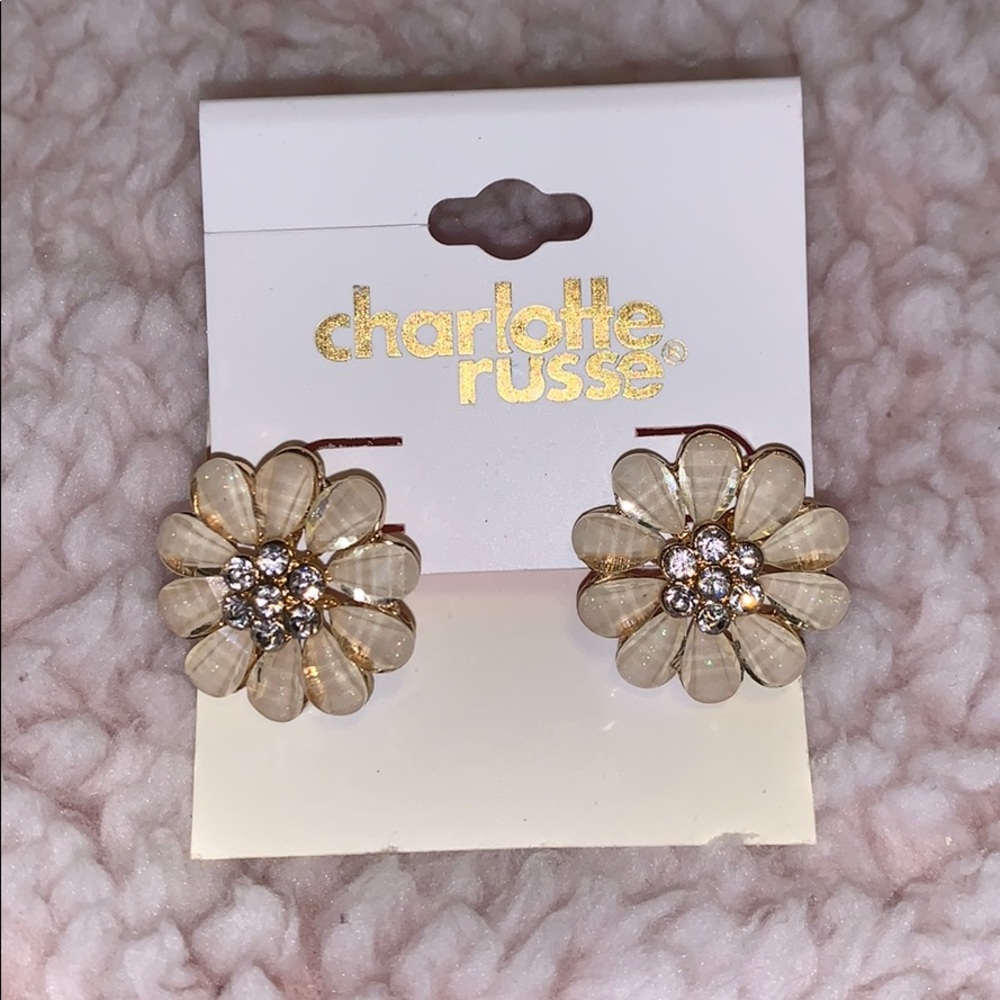Charlotte Russe Flower Earrings